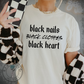 Black Nails, Black Clothes, Black Heart Shirt