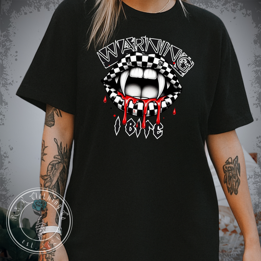 Warning I Bite Shirt