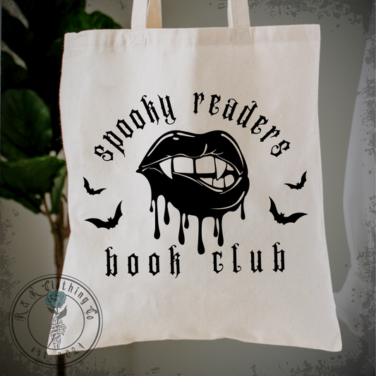 Spooky Readers Book Club Tote